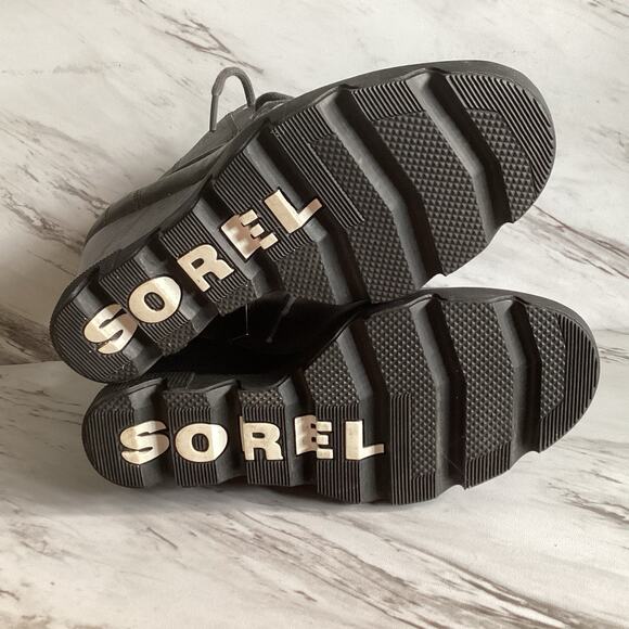 Sorel Joan Uptown Wedge Boot Gray Size 7 | Waterproof Leather, $225 - Picture 10 of 12